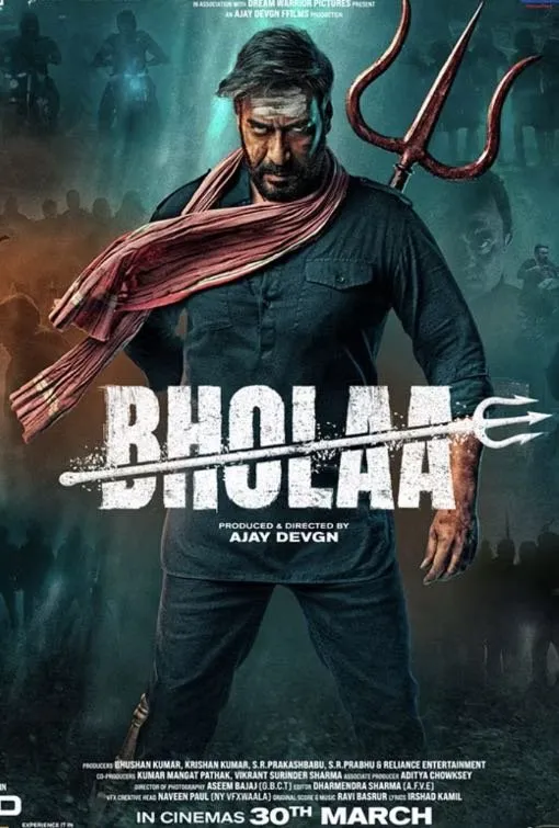 BHOLAA movie poster on Tashan IPTV VOD